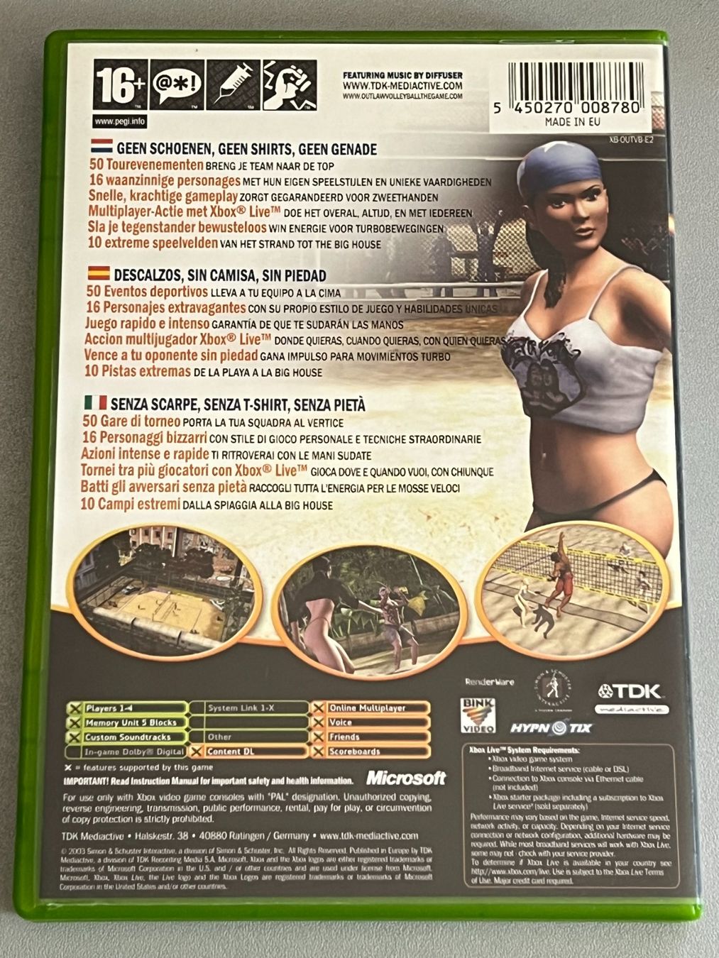 Microsoft Giochi: Outlaw Volleyball - XBOX – Usato da Rivera venduto da poweradem05 1