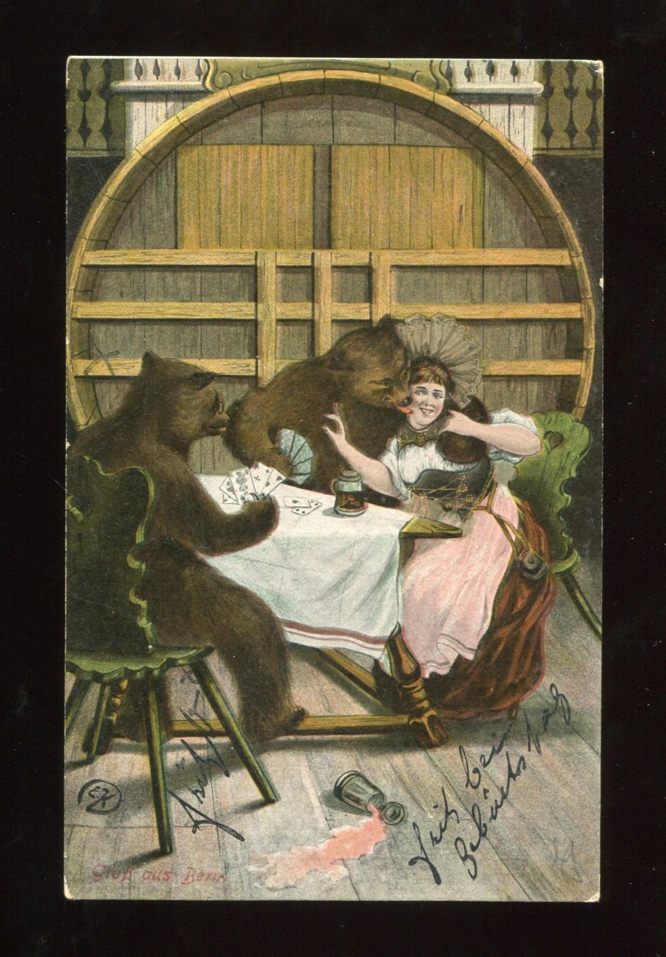 Cartoline postali: Bern, Bärenkarte – Usato da Aarau venduto da Elmaar41