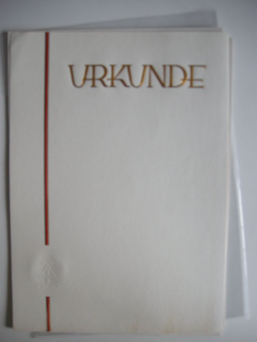 Documenti: DDR Urkunden Blanko – Usato da Bottmingen venduto da dah_cfj9 1