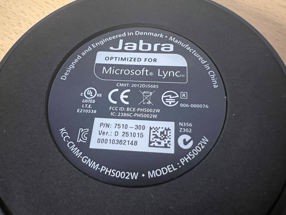 WIENEU: JABRA Speak510+ PHS002W/ Bluetooth/ Akku/ USB Dongle | Kaufen ...