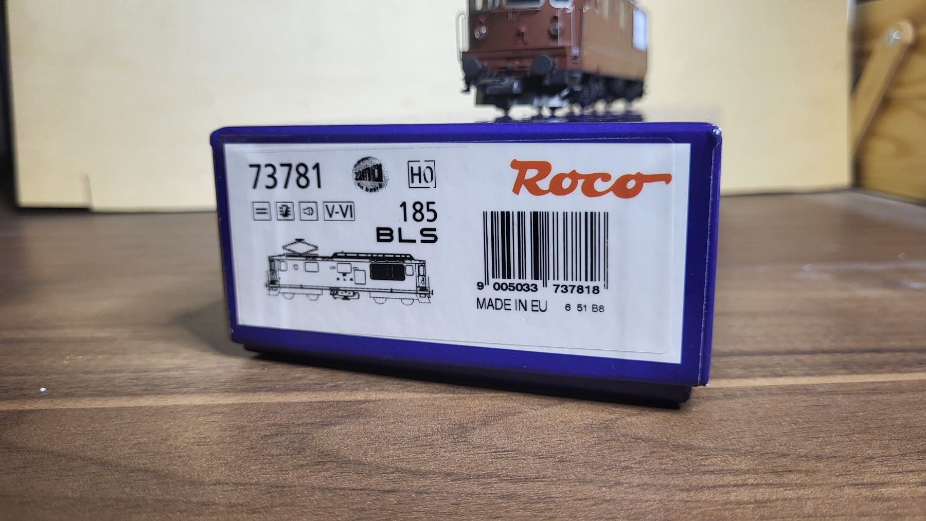 Roco Modellini di ferrovie: Re 4/4  185 BLS  Lalden  mit Sounddecoder  DC – Usato da Boswil venduto da Pontiac55 1