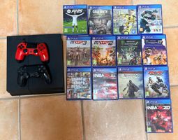 PlayStation 4 1 To + 2 manettes + 13 jeux (FC 25, GTA V, COD