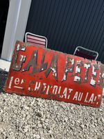 Panneau émaillé Chocolat Gala Peter - Vintage authentique! (