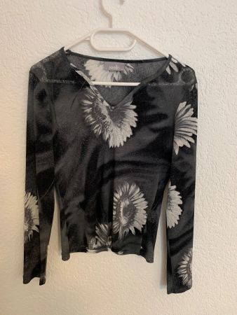 Wallis leichtes Shirt Blumen Flowers Gr. S