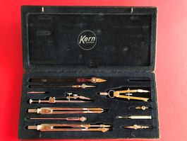 KERN Aarau Reisszeug Set diverse Zirkel Etui mit 11 Teilen