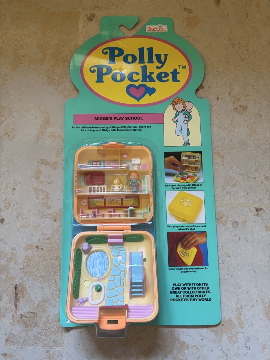 Polly Pocket Giocattoli: Polly Pocket Originalverpackt Midge's Play School – Nuovo e nell'imballaggio originale da Allschwil venduto da Catelyn