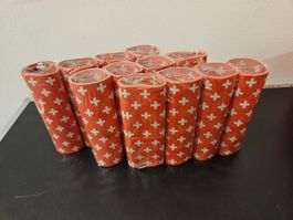 Neu - 3x 4Stk. Luftschlange Schweiz (Verp. Beschädigt)