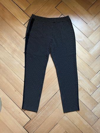 GERRY WEBER - Hose schwarz-weiss gemustert 40