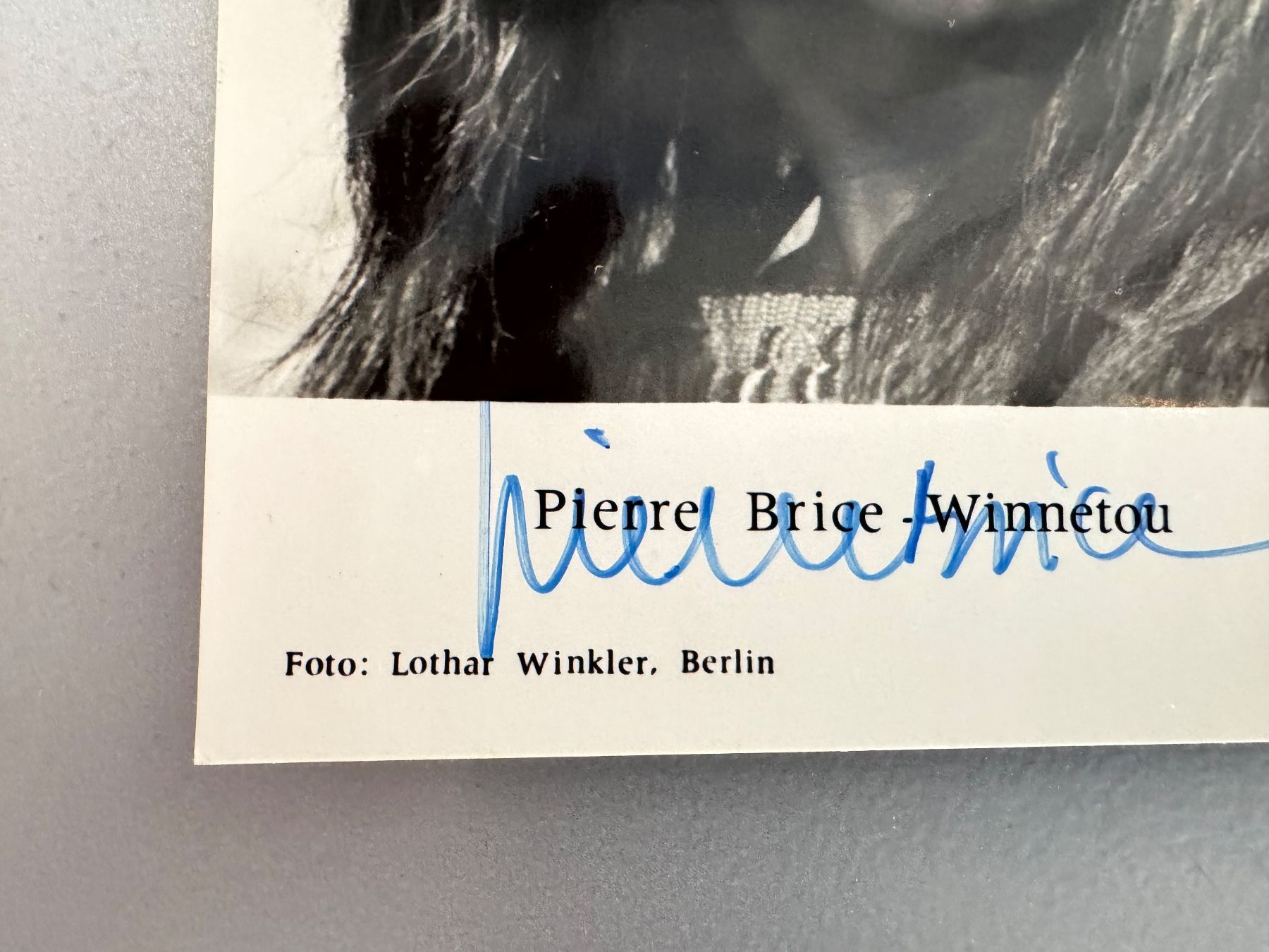 Autogramme: 2 Autogrammkarten: Winnetou/Pierre Brice – Gebraucht aus Münchenstein von Caroliinam 2
