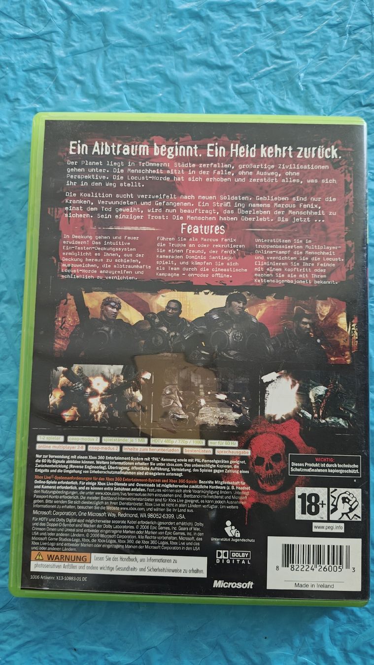 Giochi: Gears of War - XBOX 360 – Usato da Montagnola venduto da mattbert86 1