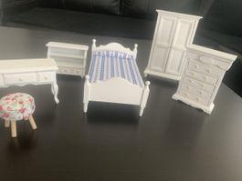 Puppenhausmöbel - Schlafzimmer