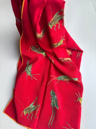 Seidenfoulard, Fabric Frontline, 1980, Zürich