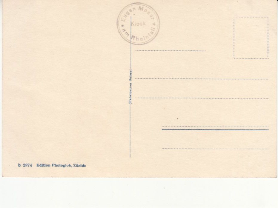 Cartoline postali: Rheinfall ca. 1930 – Usato da Bürglen TG venduto da StampGraf 1