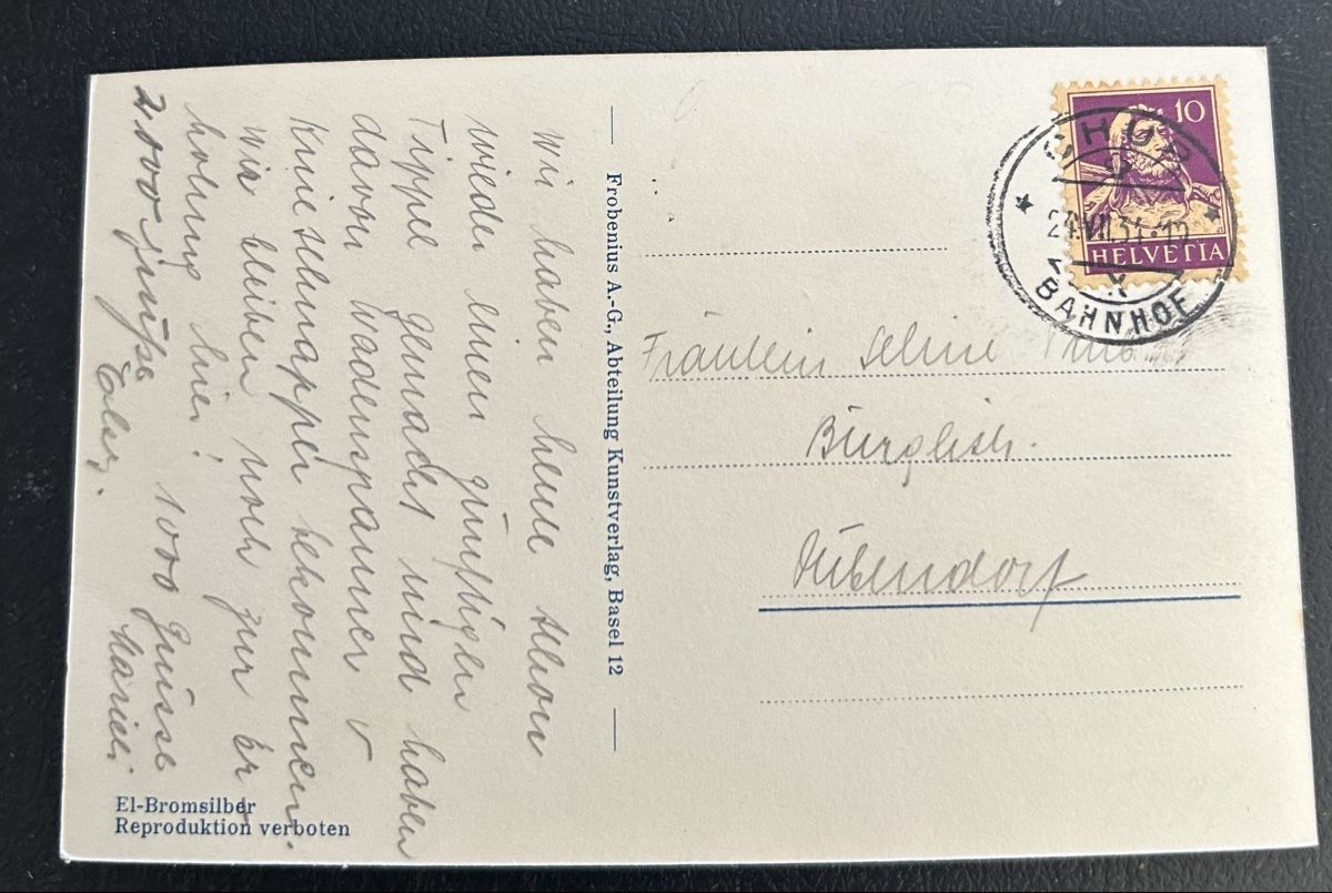 Cartoline postali: AK Parpan  – Usato da Horw venduto da Tellbub 1