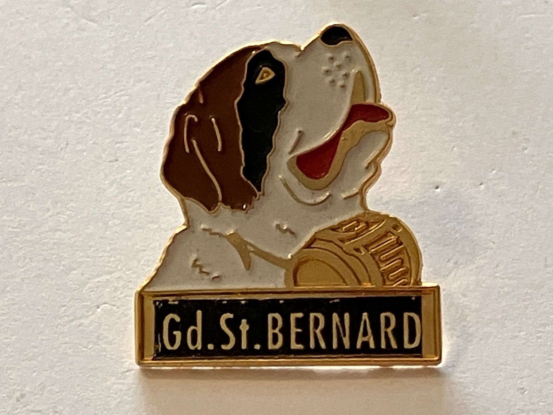 Placchette & Badge: 1 Pin Gd. St. Bernard – Usato da Basel venduto da djwwpp