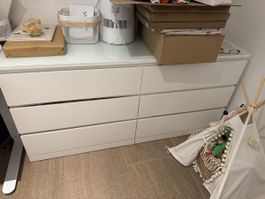 Ikea Malm Kommode 160x78cm inkl. Glasplatte
