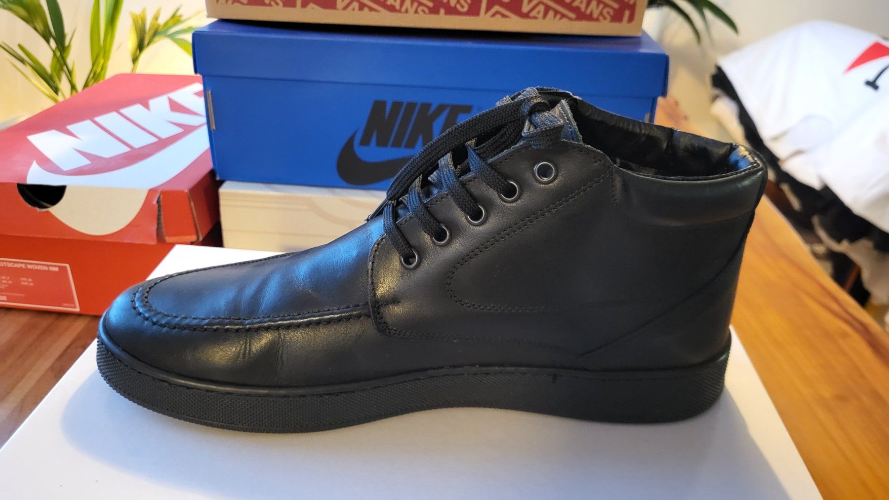 Herrenschuhe: Leather casual boots Made in italy – Gebraucht aus Bern von Sneakerheadz 1