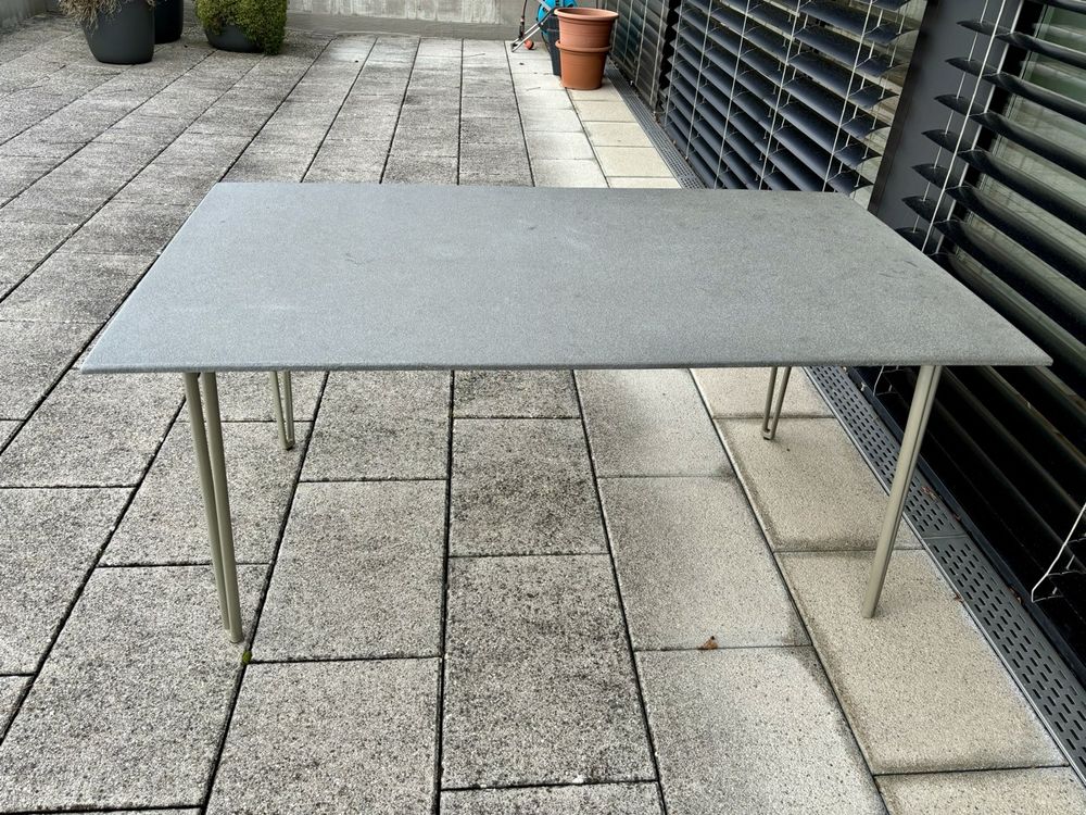 Steinplatte Fur Gartentisch