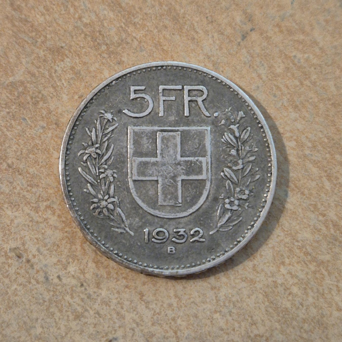Tutti le monete: 5 Franken Münze 1932 B Silber – Usato da Grindelwald venduto da Riocha