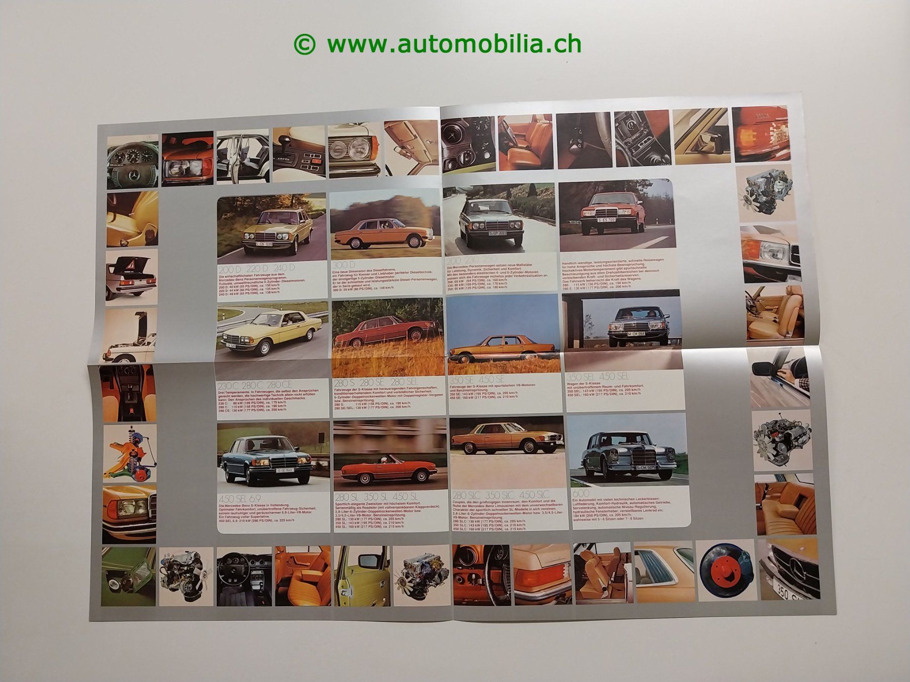 Mercedes-Benz Dokumente: Mercedes-Benz Modellprogramm 1977/07 Prospekt deutsch – Gebraucht aus Weingarten-Kalth von Bettelbruenneli 2