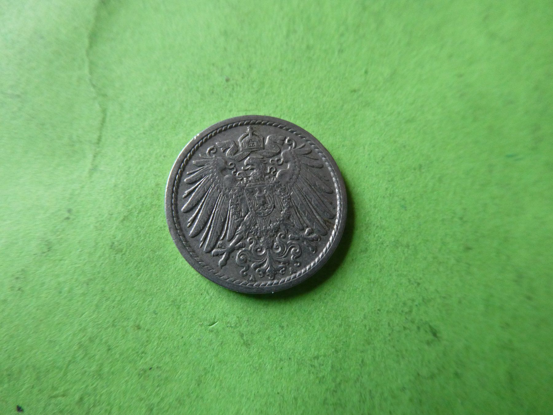 Alle Münzen: Dt. Reich 1908 A, 5 Pfennig – Gebraucht aus Hinterforst von rohusri 1