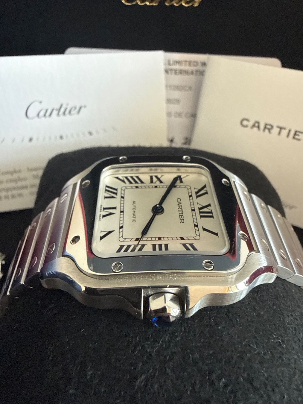 Cartier Orologi: Cartier Santos Medium | Warranty until 2030 | Full Set – Usato da Zürich venduto da ali_5gpz 4