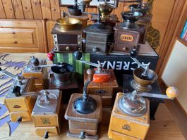 15Stk Kaffeemühlen Vintage Retro