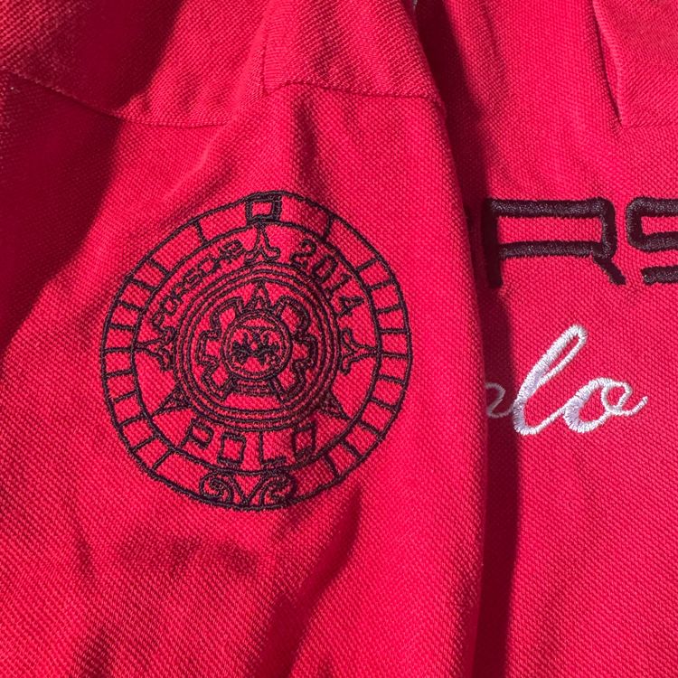 Ralph Lauren Magliette Polo: La Martina Porsche red polo (Ralph Lauren Poloshirt retro) – Usato da Rheinfelden venduto da sourced_limited 4