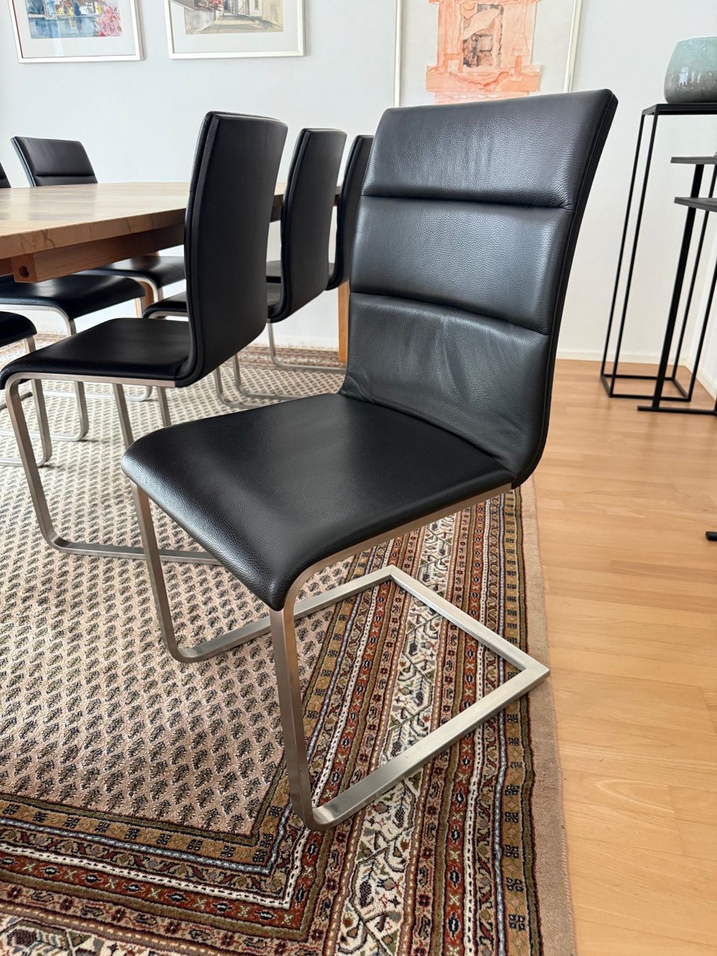 Girsberger Set de table et chaises: Esstisch und 8 Lederstühle – D'occasion à Igis par Gablin 2