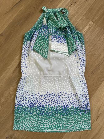 Robe d'été BCBG Max Azria motif cœur multicolore taille XS