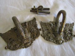 Antike Möbelgriffe mit Adler-Motiv, 2 Stk.           (Nr.17)