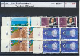 1994 "Sondermarken II", Viererblock, ET - Stempel