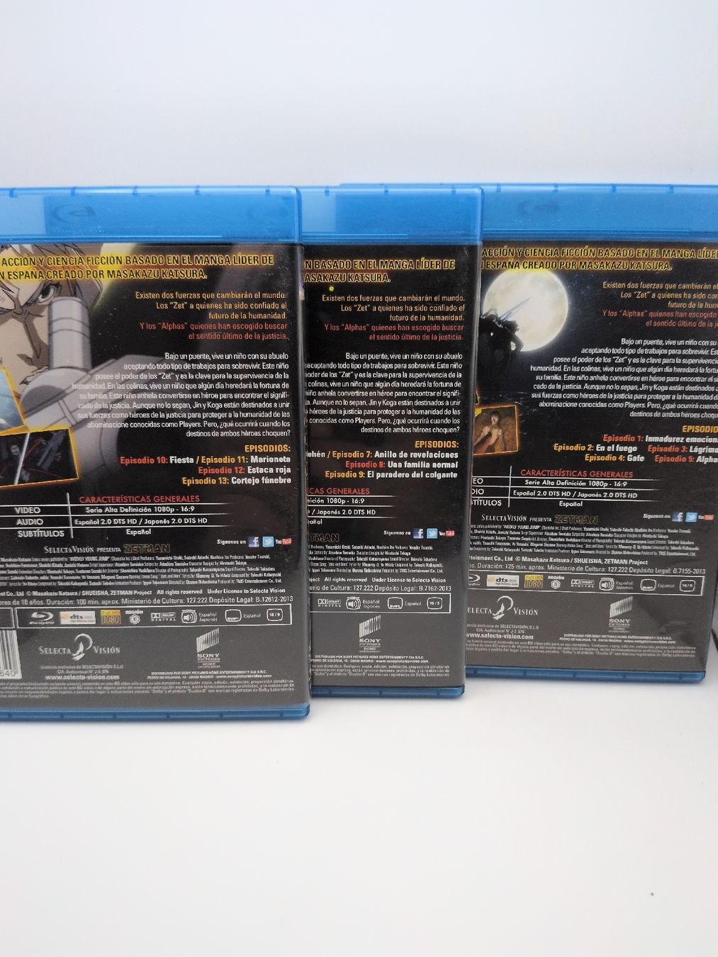 Tutti i DVDs: Zetman Anime Blu-ray Collection - Spanisch - Japanisch – Usato da Liebefeld venduto da Loopinfility 1