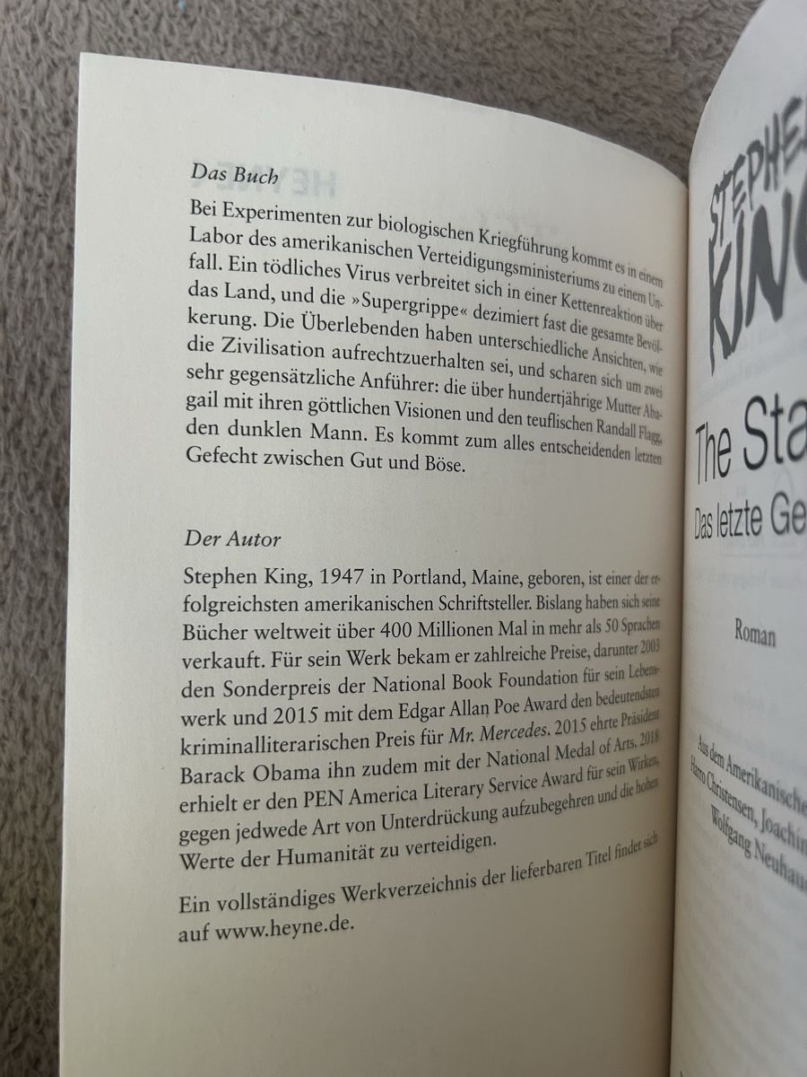 Bücher: Stephen King The Stand – Gebraucht aus Arbon von Bobbyx777 4