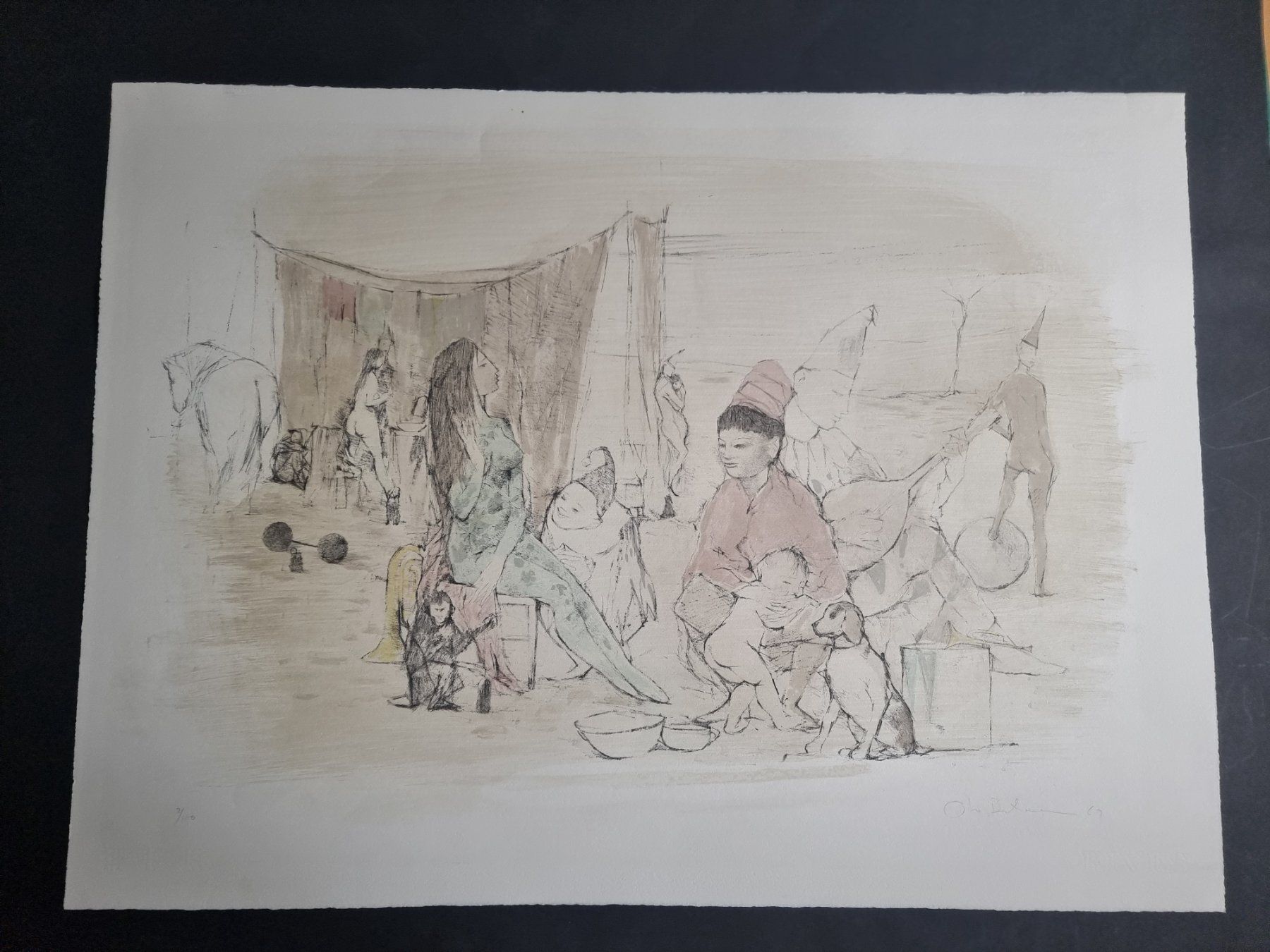Grafiken & Lithographien: OTTO BACHMANN LITHOGRAPHIE SIGNIERT NUMMERIERT – Gebraucht aus Gersau von kunst-online 1