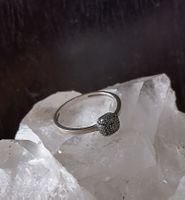 GLITZER RING SILBER 925