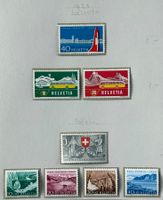 LOT NEUE SCHWEIZER BRIEFMARKEN 1953