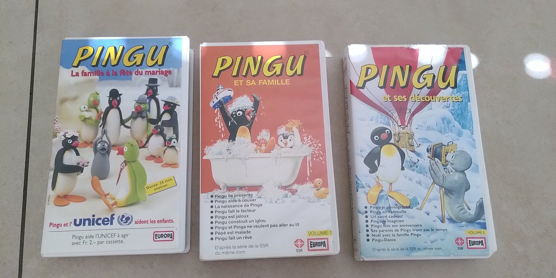 Toutes les VHS: Pingu VHS – D'occasion à Romont FR par Lukibieler