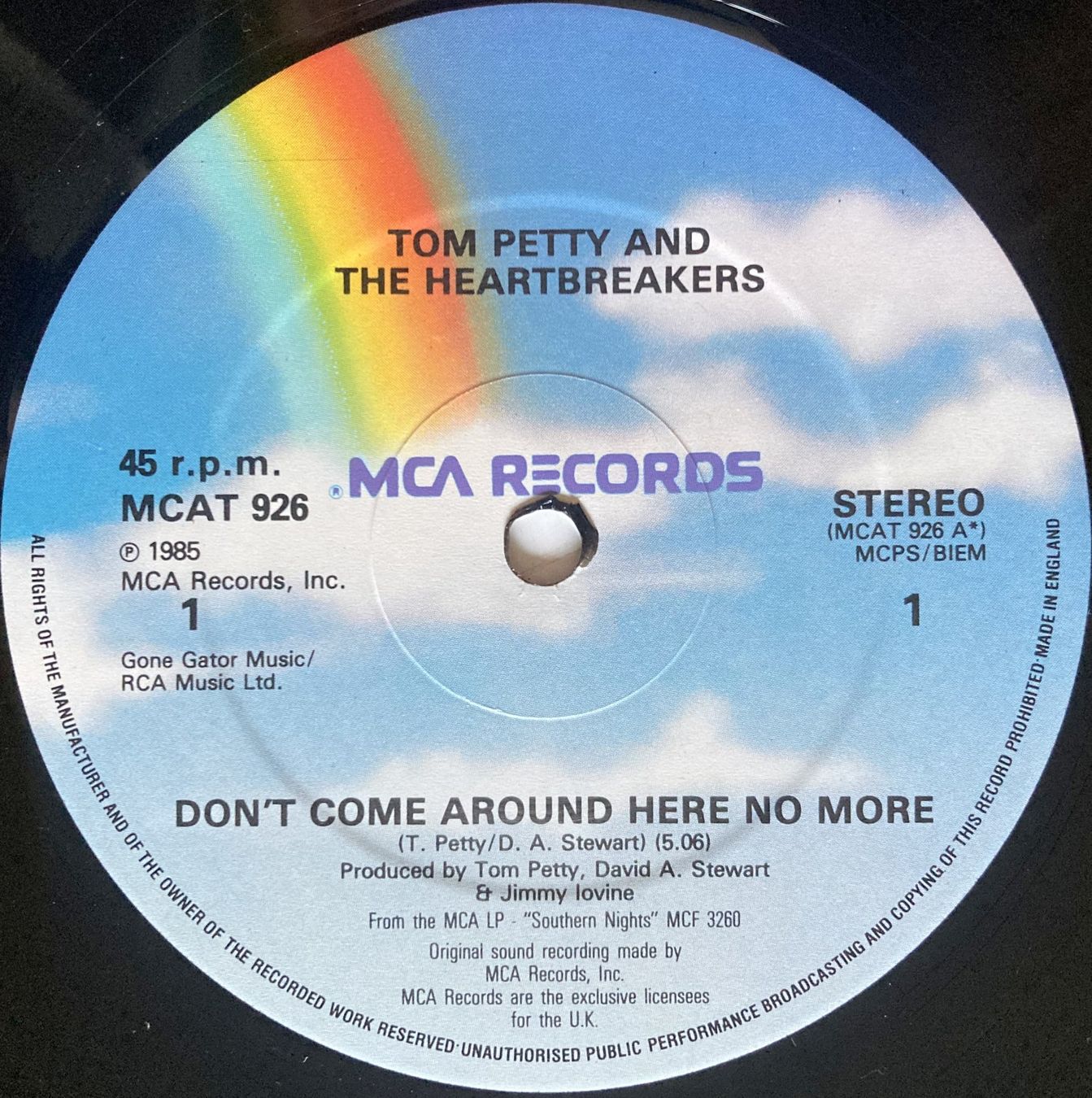 Vinyles: TOM PETTY AND THE HEARTBREAKERS - DON'T COME AROUND HERE NO – D'occasion à Bottens par hotter-than-hell 2