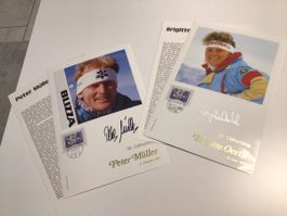Original Autogrammkarten Peter Müller & Brigitte Oertli (92)