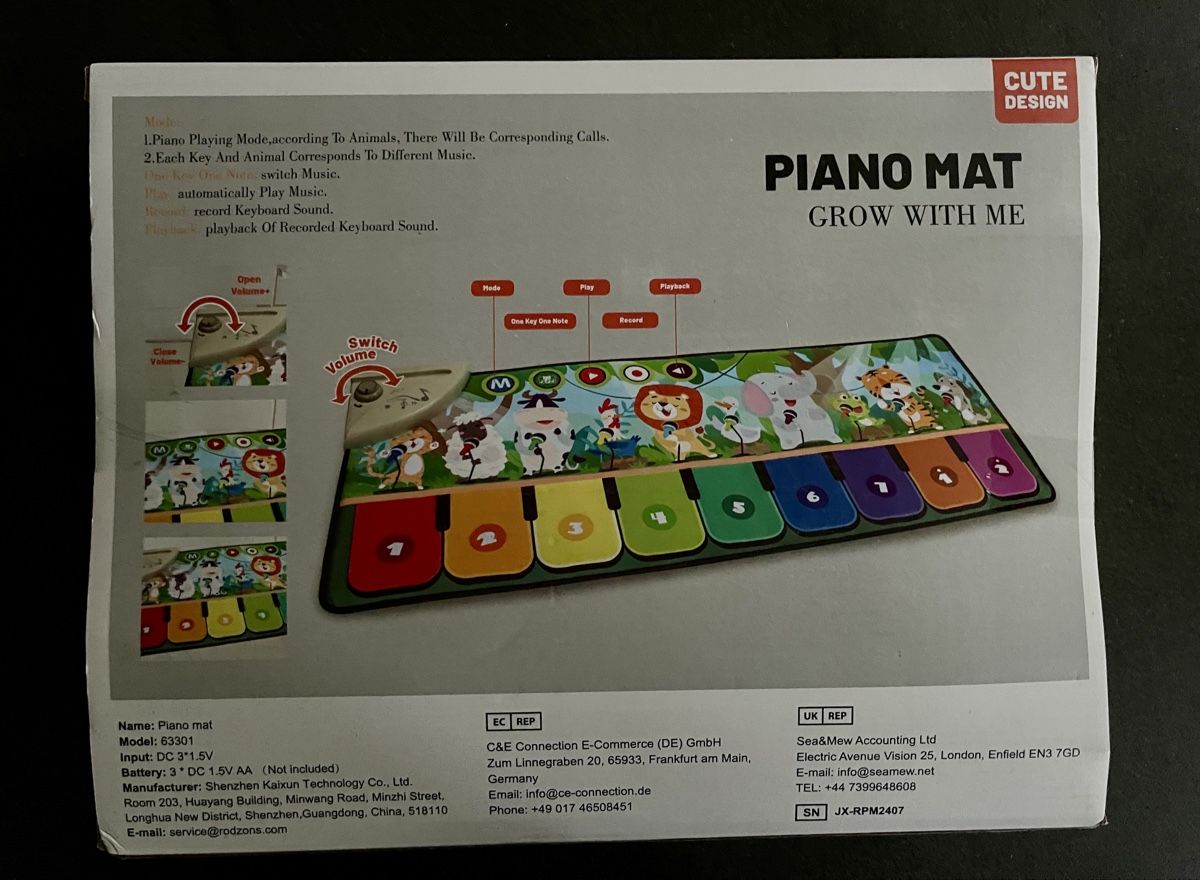 Giocattoli: RODZON Piano Matte, NEU! – Nuovo e nell'imballaggio originale da Engelburg venduto da Annis_Crew 2