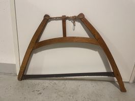 Säge, antike Handsäge, guter Zustand