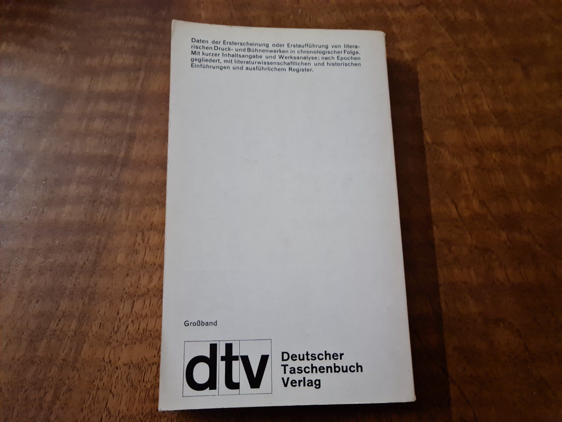 Libri: Daten deutscher Dichtung... – Usato da Erstfeld venduto da Uhu1980 1