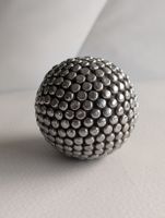 Dekorative Metallkugel, silberfarben - Top Zustand!