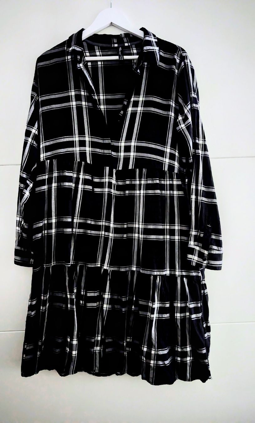Vestiti: Karomuster Kleid  Gr. 44 – Usato da Seewis-Schmitten venduto da djmiriam
