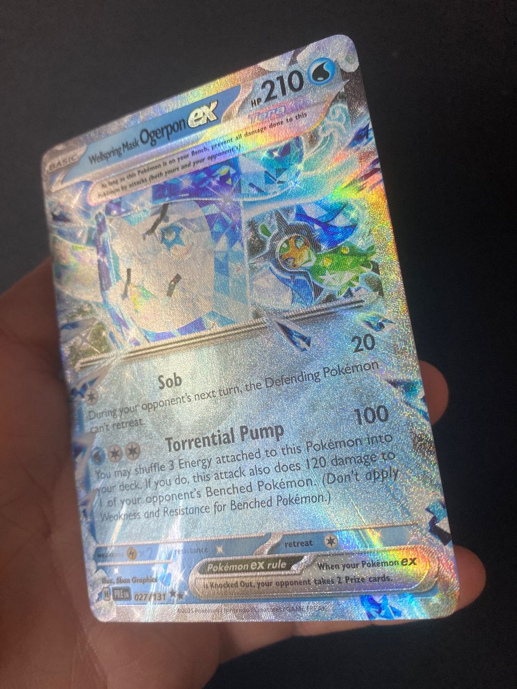 Pokémon Carte collezionabili: Wellspring Mask Ogerpon ex 27 - Prismatic Evolutions - EN – Nuovo (secondo la descrizione) da Hausen AG venduto da Shrade 1