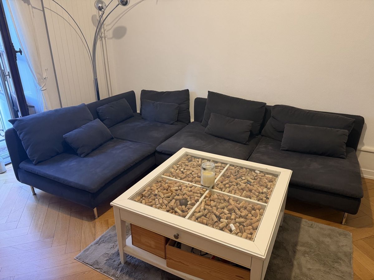 Ikea Divani: IKEA SÖDERHAMN - 6-seater dark grey – Usato da Genève venduto da ana_ztm8