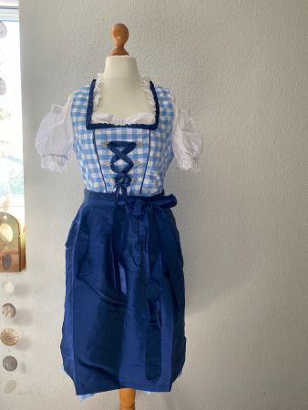 trend Dirndl im angesagten Vichy look in Gr. 42 *NEU*