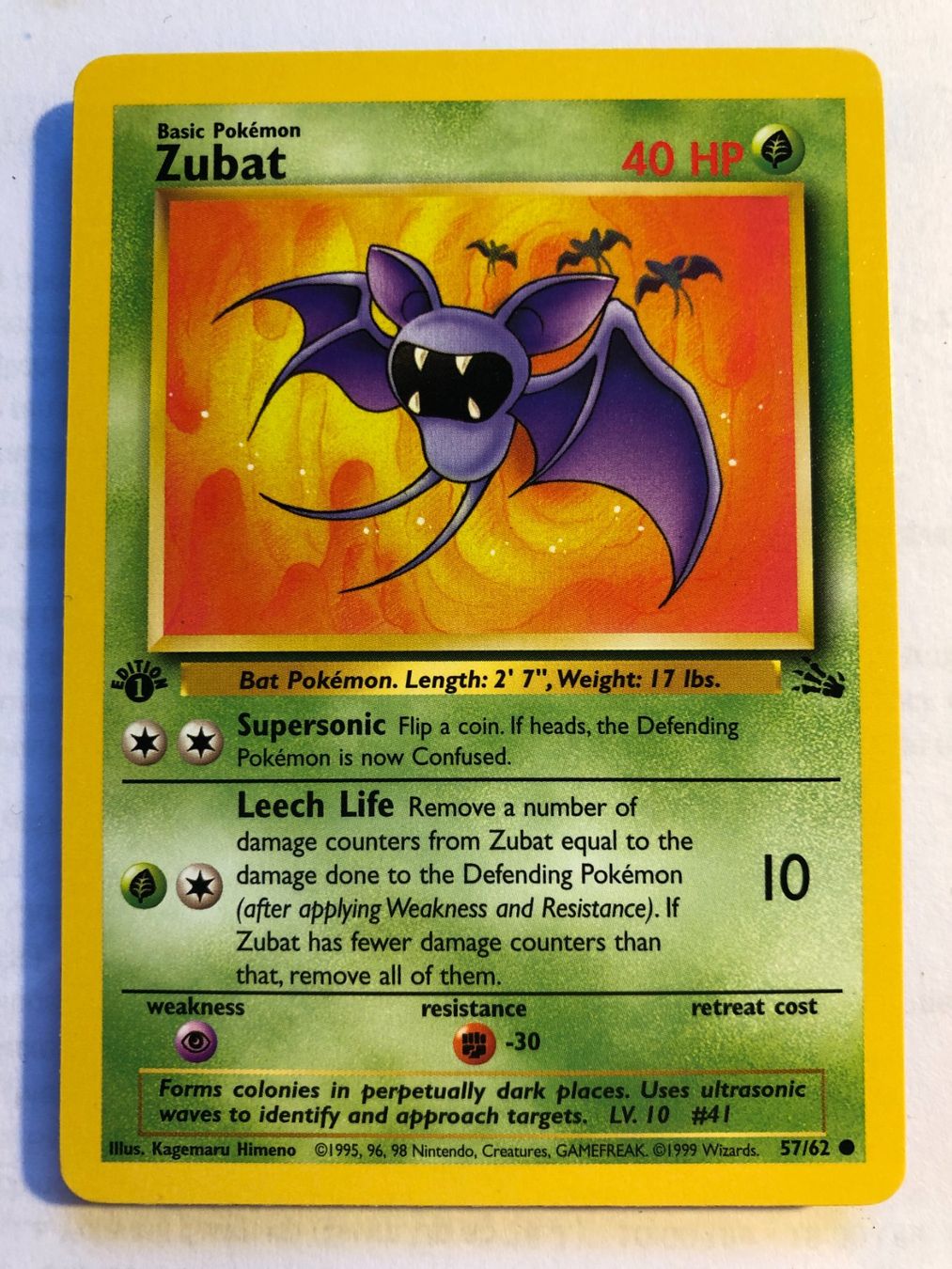 Carte collezionabili: Zubat 1st Fossil - MINT - ab 1.- – Usato da Giubiasco venduto da dan_pr8b