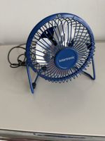 Intertronic Tischventilator - Blaue Kühlung für Büro!